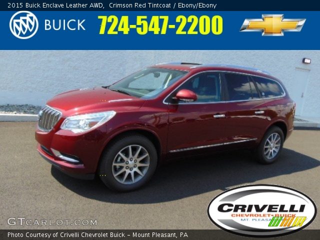 2015 Buick Enclave Leather AWD in Crimson Red Tintcoat