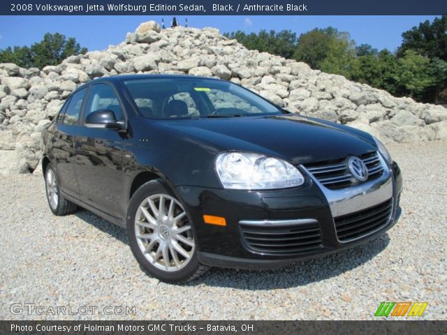 2008 Volkswagen Jetta Wolfsburg Edition Sedan in Black
