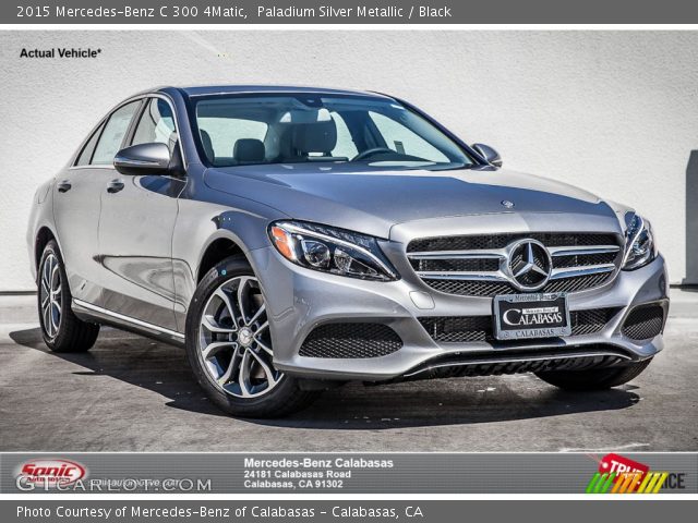 2015 Mercedes-Benz C 300 4Matic in Paladium Silver Metallic