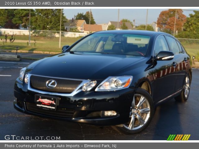 2010 Lexus GS 350 AWD in Obsidian Black