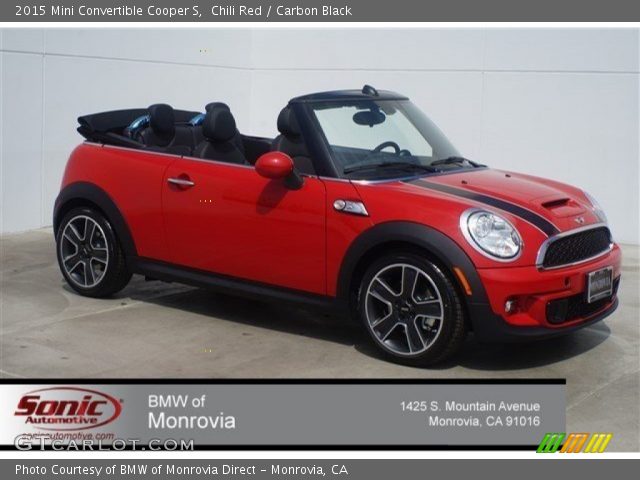 2015 Mini Convertible Cooper S in Chili Red