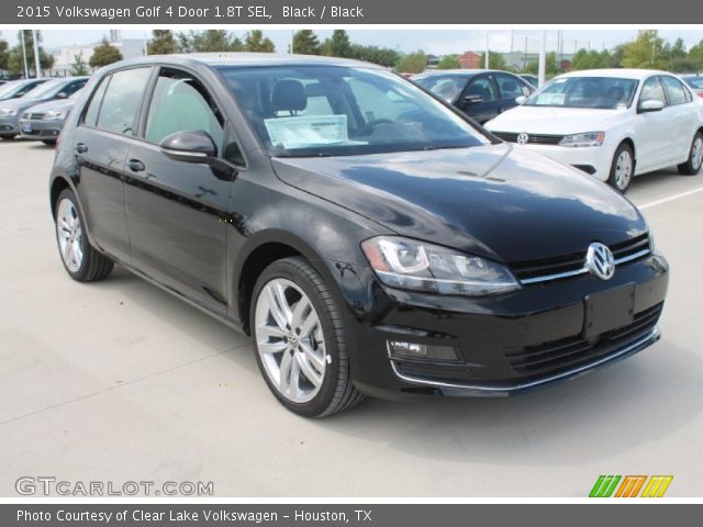 2015 Volkswagen Golf 4 Door 1.8T SEL in Black