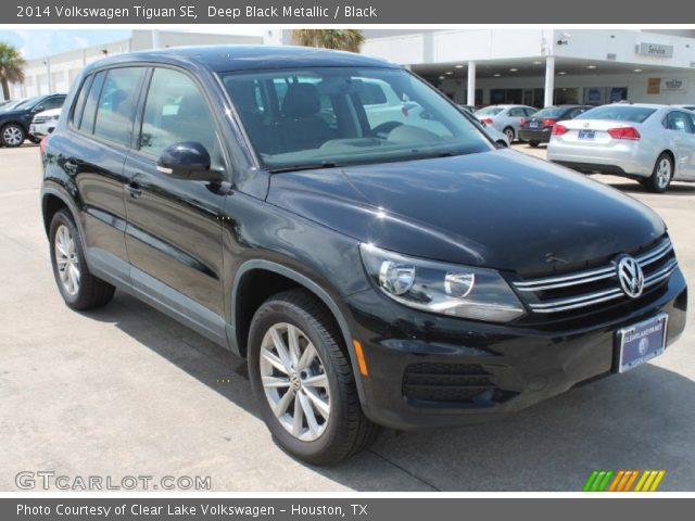 2014 Volkswagen Tiguan SE in Deep Black Metallic