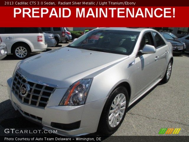 2013 Cadillac CTS 3.0 Sedan in Radiant Silver Metallic