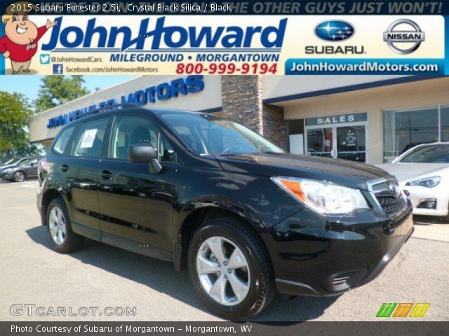 2015 Subaru Forester 2.5i in Crystal Black Silica