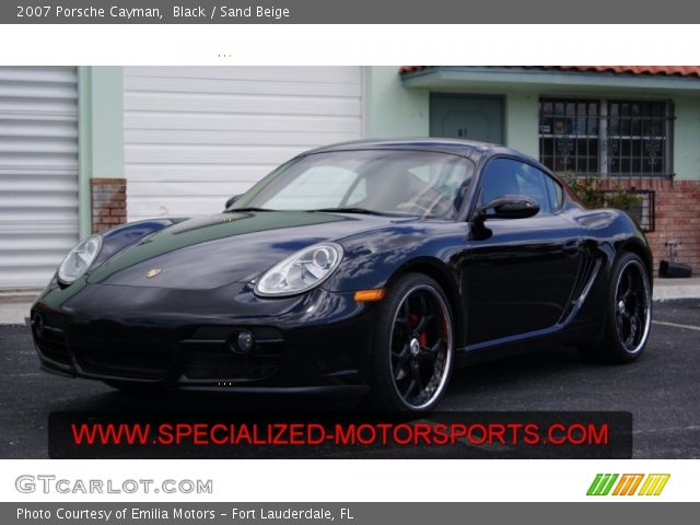 2007 Porsche Cayman  in Black