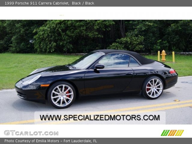 1999 Porsche 911 Carrera Cabriolet in Black