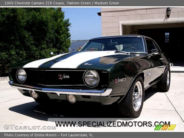 1969 Chevrolet Camaro Z28 Coupe in Fathom Green