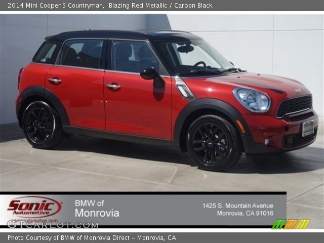 2014 Mini Cooper S Countryman in Blazing Red Metallic