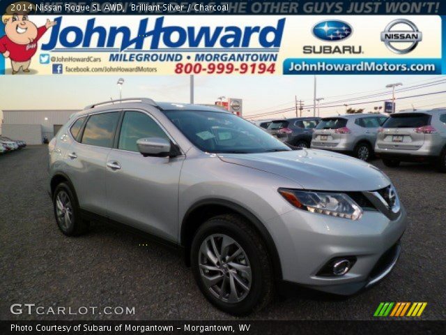 2014 Nissan Rogue SL AWD in Brilliant Silver