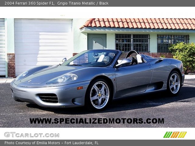 2004 Ferrari 360 Spider F1 in Grigio Titanio Metallic