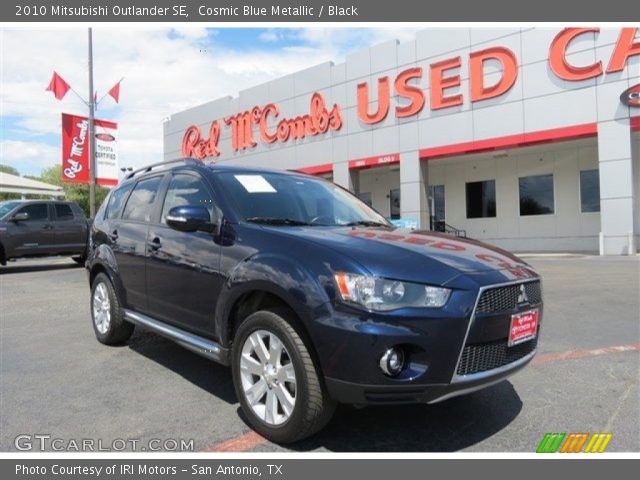 2010 Mitsubishi Outlander SE in Cosmic Blue Metallic