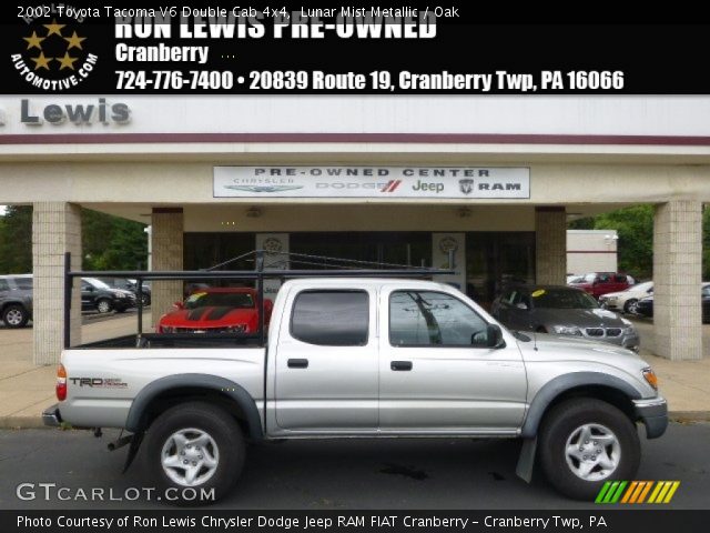 2002 Toyota Tacoma V6 Double Cab 4x4 in Lunar Mist Metallic
