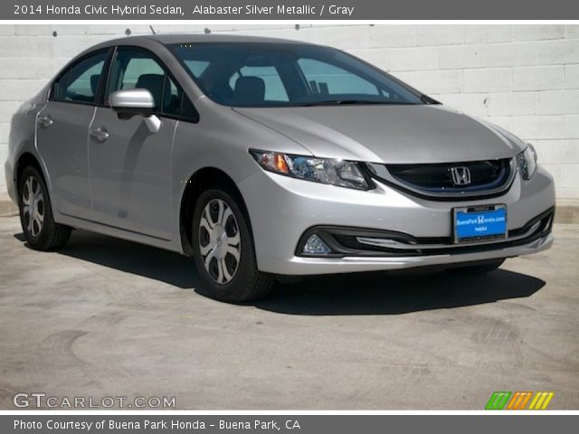 2014 Honda Civic Hybrid Sedan in Alabaster Silver Metallic