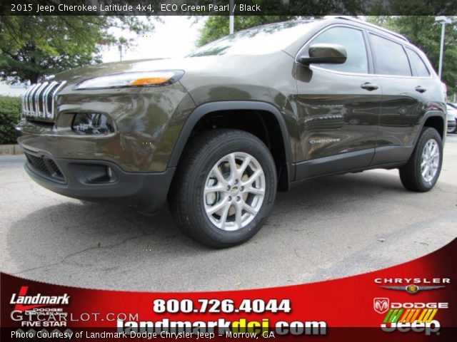 2015 Jeep Cherokee Latitude 4x4 in ECO Green Pearl