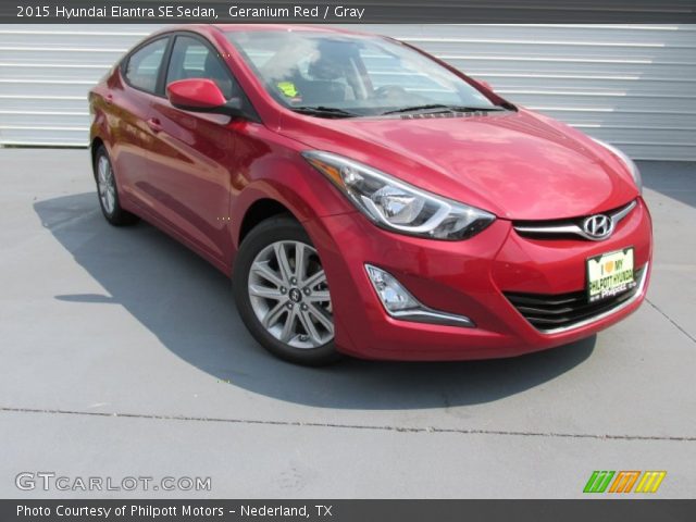 2015 Hyundai Elantra SE Sedan in Geranium Red
