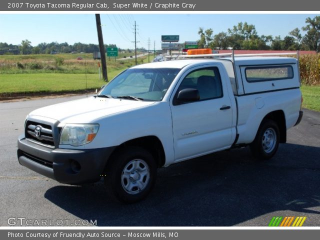 2007 Toyota Tacoma Regular Cab in Super White