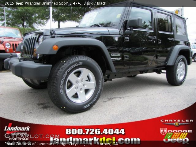 2015 Jeep Wrangler Unlimited Sport S 4x4 in Black