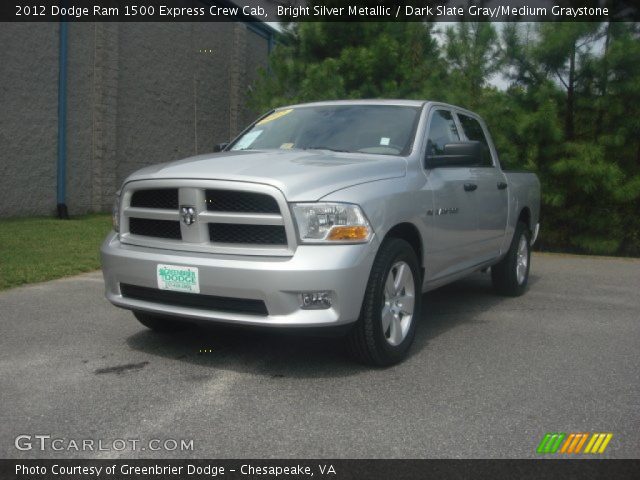2012 Dodge Ram 1500 Express Crew Cab in Bright Silver Metallic
