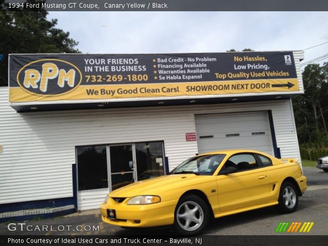 1994 Ford Mustang GT Coupe in Canary Yellow