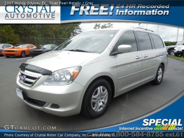 2007 Honda Odyssey EX in Silver Pearl Metallic