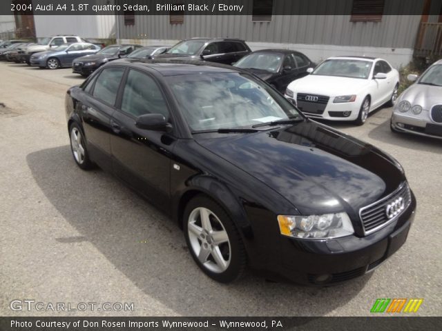 2004 Audi A4 1.8T quattro Sedan in Brilliant Black