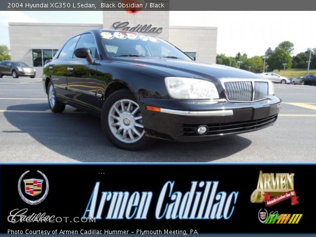 2004 Hyundai XG350 L Sedan in Black Obsidian