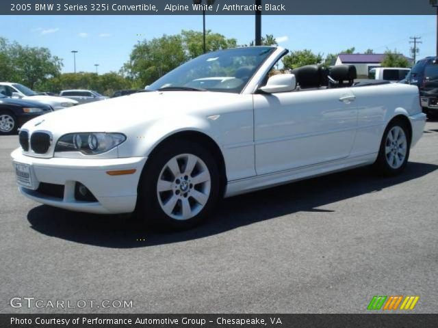 2005 BMW 3 Series 325i Convertible in Alpine White