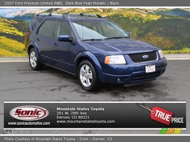 2007 Ford Freestyle Limited AWD in Dark Blue Pearl Metallic