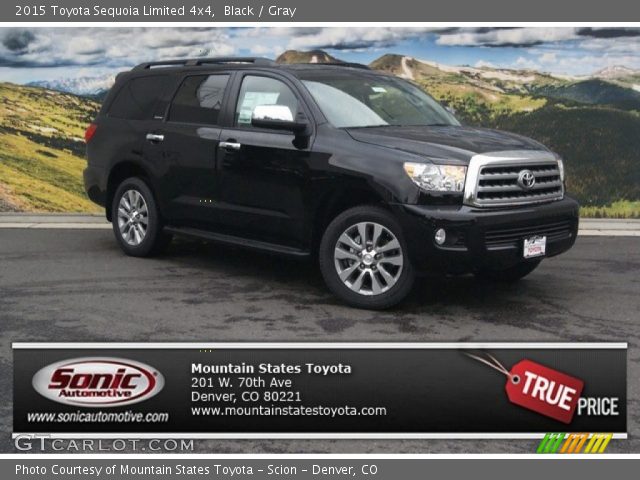 2015 Toyota Sequoia Limited 4x4 in Black