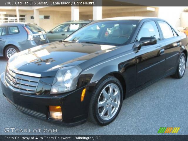 2003 Cadillac CTS Sedan in Sable Black