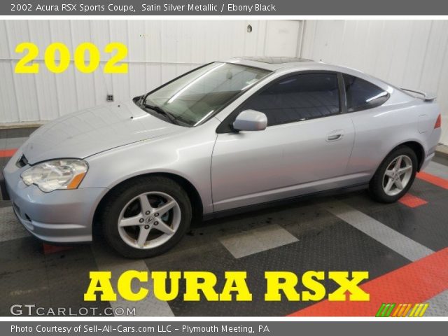 2002 Acura RSX Sports Coupe in Satin Silver Metallic