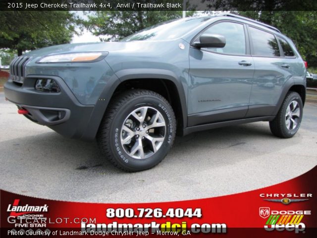 2015 Jeep Cherokee Trailhawk 4x4 in Anvil