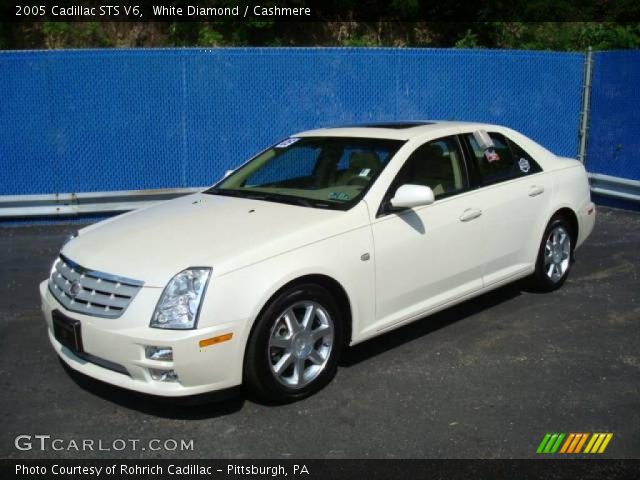 2005 Cadillac STS V6 in White Diamond