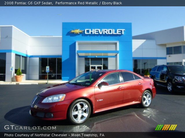 2008 Pontiac G6 GXP Sedan in Performance Red Metallic