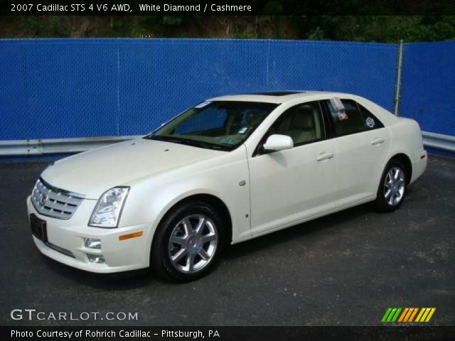 2007 Cadillac STS 4 V6 AWD in White Diamond