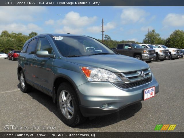 2010 Honda CR-V EX-L AWD in Opal Sage Metallic