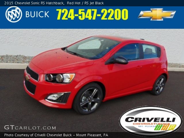 2015 Chevrolet Sonic RS Hatchback in Red Hot