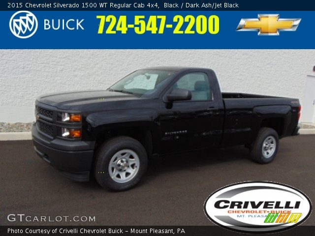 2015 Chevrolet Silverado 1500 WT Regular Cab 4x4 in Black