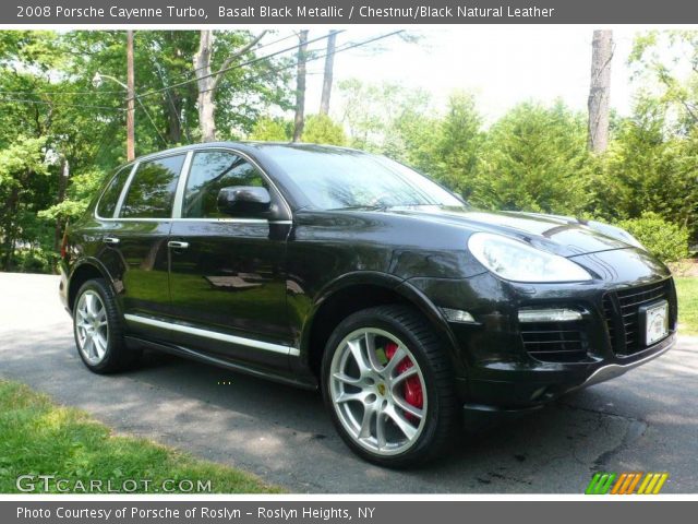2008 Porsche Cayenne Turbo in Basalt Black Metallic