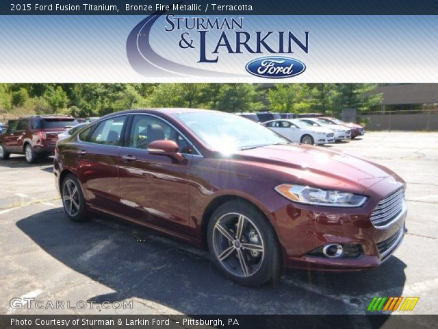 2015 Ford Fusion Titanium in Bronze Fire Metallic