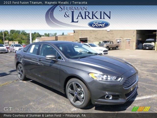 2015 Ford Fusion Titanium in Magnetic Metallic