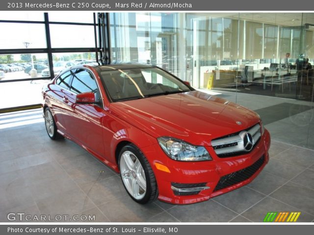 2013 Mercedes-Benz C 250 Coupe in Mars Red