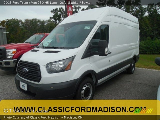 2015 Ford Transit Van 250 HR Long in Oxford White