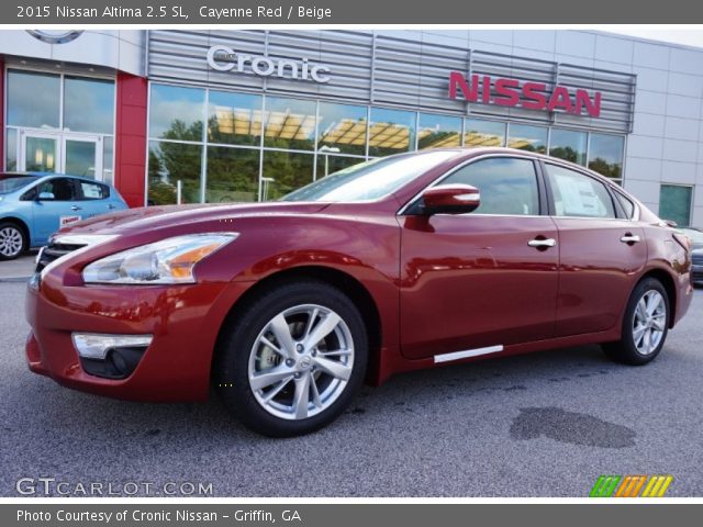 2015 Nissan Altima 2.5 SL in Cayenne Red