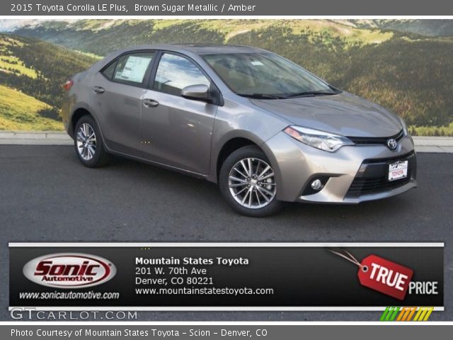 2015 Toyota Corolla LE Plus in Brown Sugar Metallic