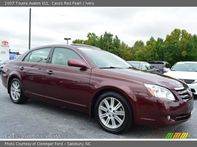 2007 Toyota Avalon XLS in Cassis Red Pearl