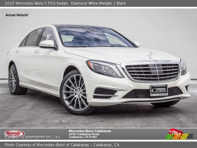 2015 Mercedes-Benz S 550 Sedan in Diamond White Metallic