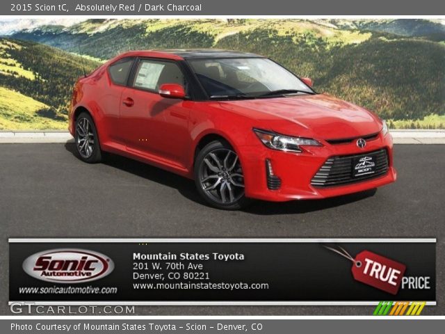 2015 Scion tC  in Absolutely Red