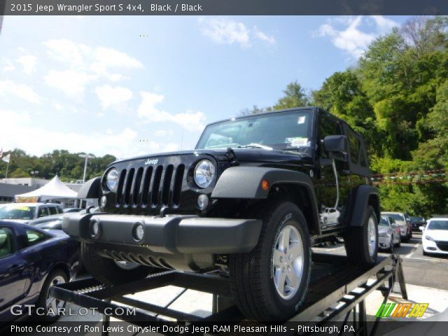 2015 Jeep Wrangler Sport S 4x4 in Black
